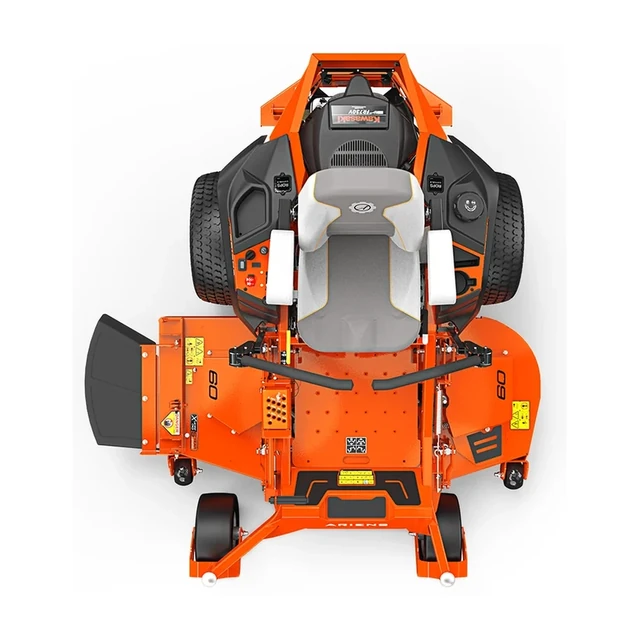 Orange Ariens Apex 60 KW zero-turn lawn mower with a wide 60 inch cutting deck and twin lap bar controls.