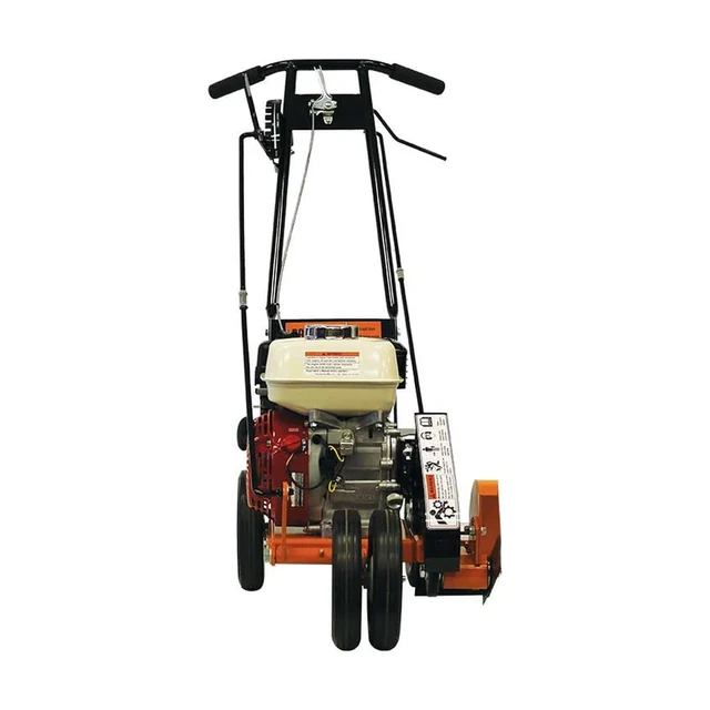 Brave BRPE105H gas lawn edger with Honda GX120 engine and 10 inch straight blade on an all-steel frame