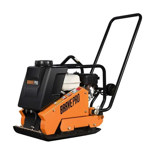 Brave BRPFP125H forward plate compactor with Honda GX160 engine, water tank and wheel kit