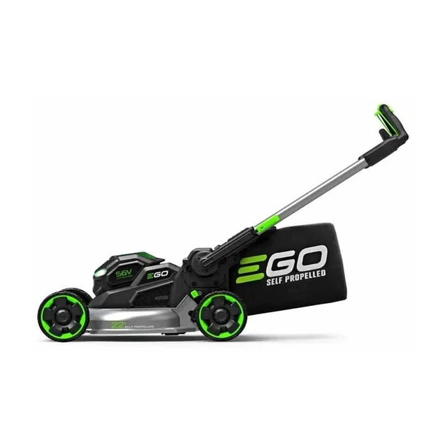 EGO LM2206SP 22 inch aluminum deck self-propelled battery lawn mower with 10Ah battery and 700W charger